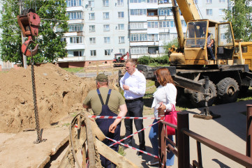 в посёлке Кардымово начат ремонт теплосетей по улице Красноармейская - фото - 3