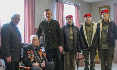 в Кардымово поздравили с 23 февраля ветерана Великой Отечественной войны - фото - 4